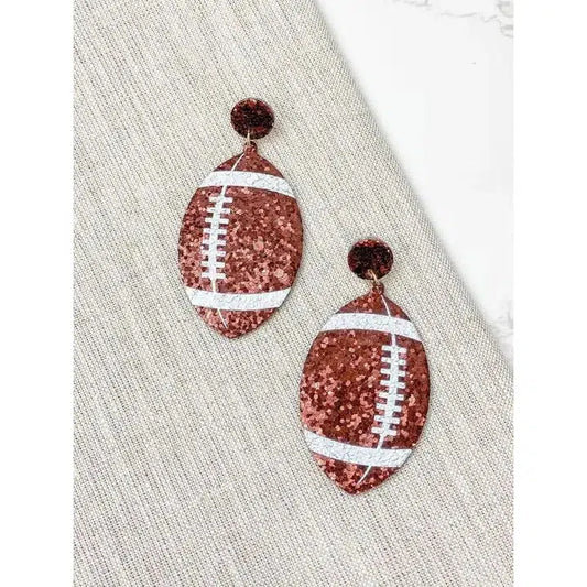 Fabulous Football Earrings