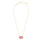 Elisa Threaded Necklace In Gold Coral Illusion