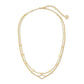Fall 1 Abbie Multi Strand Necklace In Gold Metal