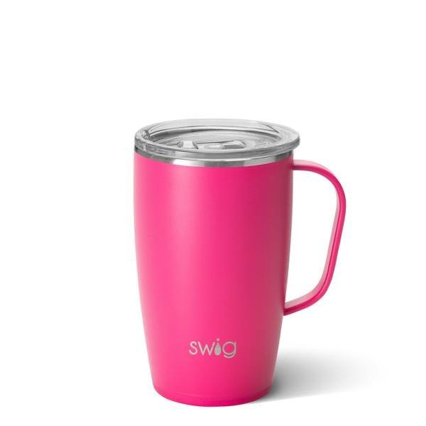 Swig 18oz Matte Hot Pink Mug