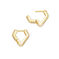 Demi Huggie Earrings In Gold