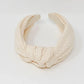 Knotted Headband in Cream