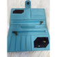 Nash Leather Travel Wallet Turquoise