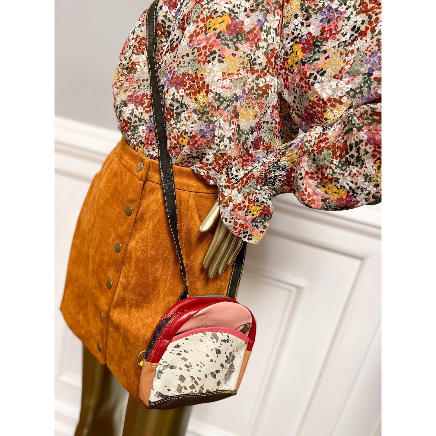 Poppy Leather Mini Backpack/Crossbody 1