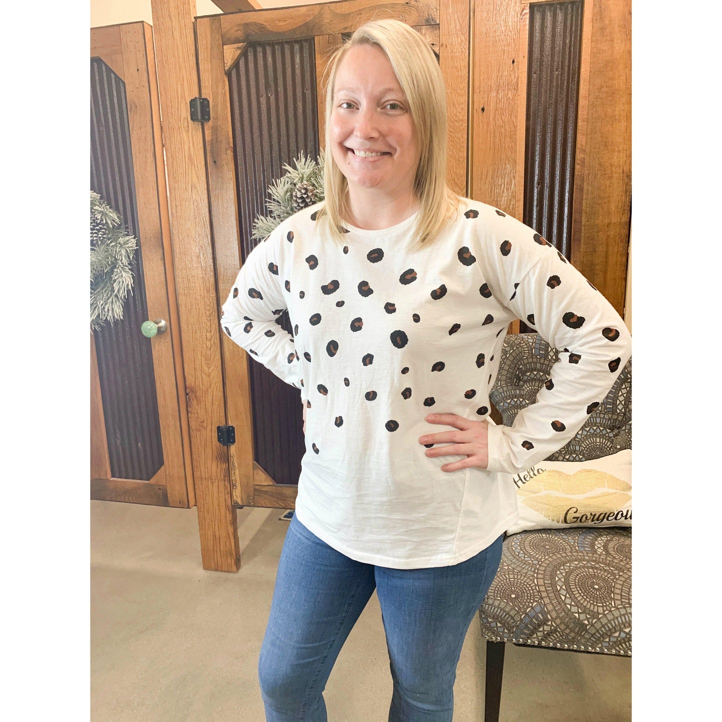 Touch And Go Leopard Long Sleeve