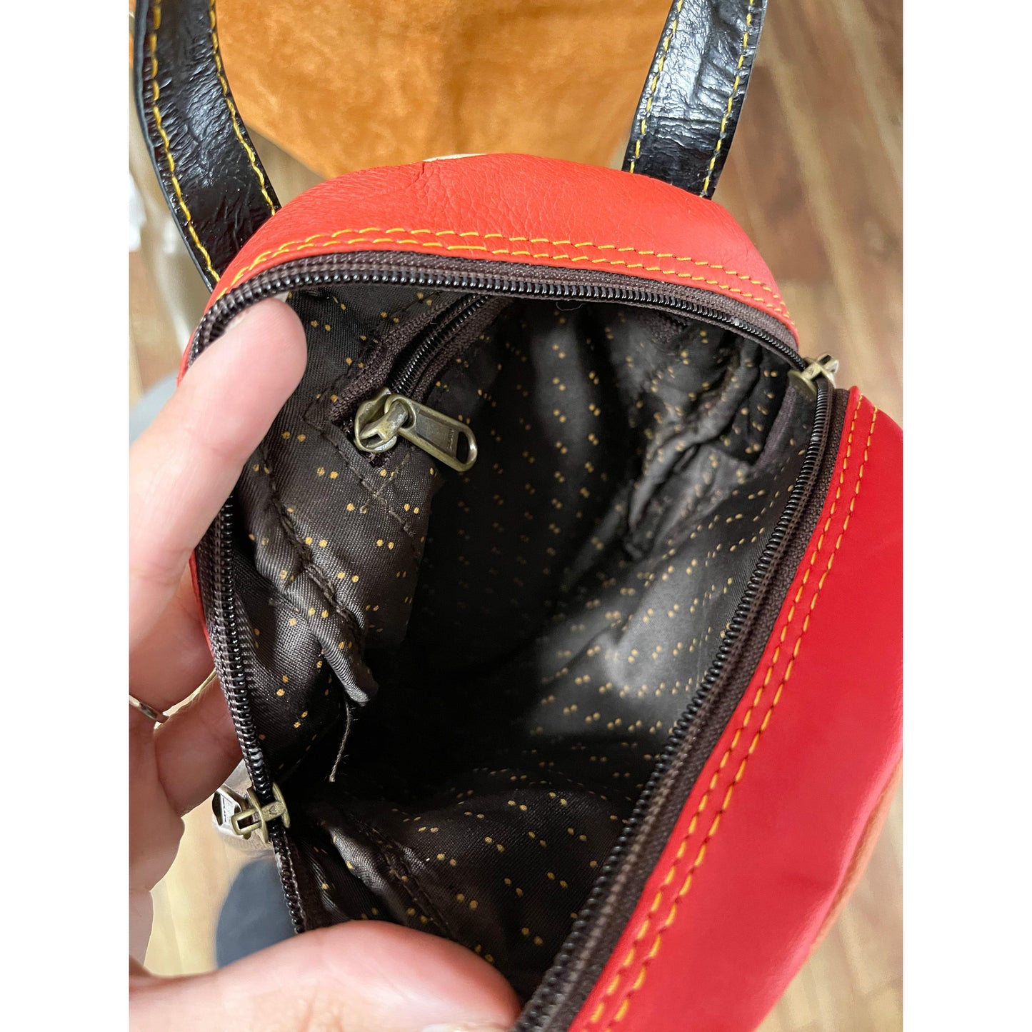 Poppy Leather Mini Backpack/Crossbody 6
