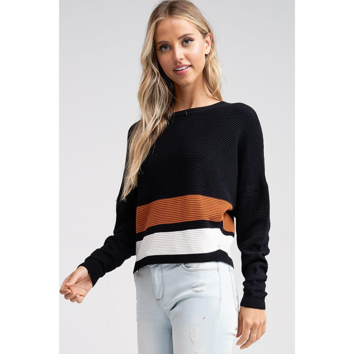 Briana Striped Sweater