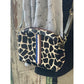 Noelle Leather Crossbody  Giraffe