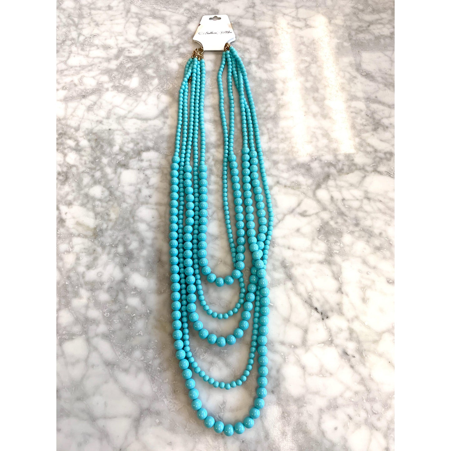 Erimish Turquoise Beaded Necklace