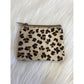 Small Leather Coin Purse Light Leopard 2