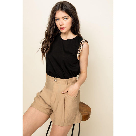 Fierce But Delicate Black Top