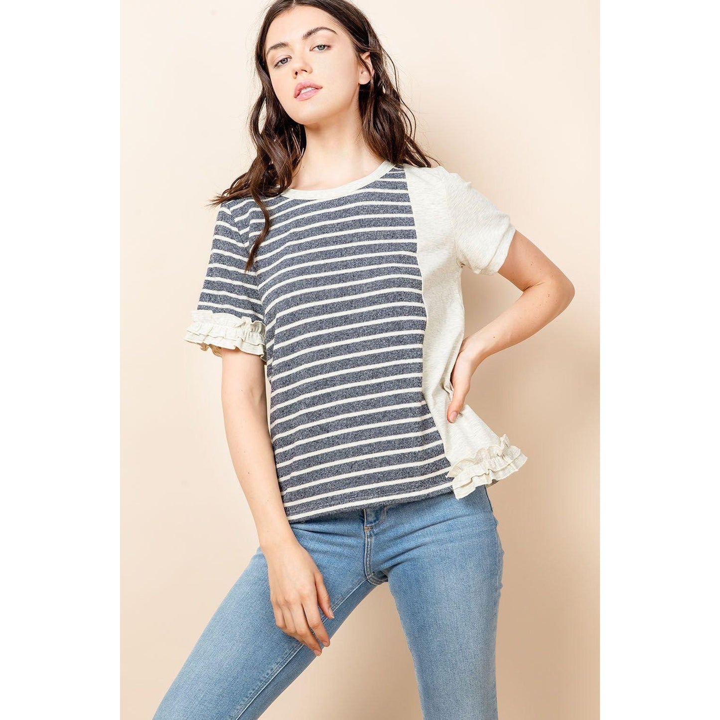 So Modern Stripe Top