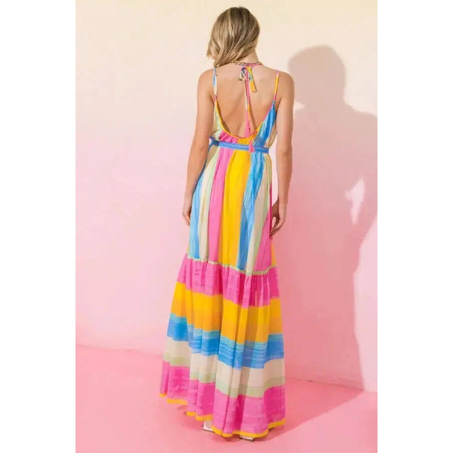 Summer Sherbert Maxi Dress